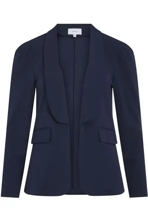 VILA Hombros Abullonados Blazer