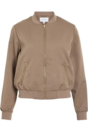 VILA Cremallera Cazadora Bomber