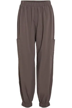 VILA Cintura Alta Pantalones