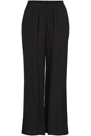 VILA Cintura Alta Pantalones