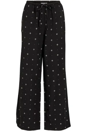 VILA Cintura Media Pantalones