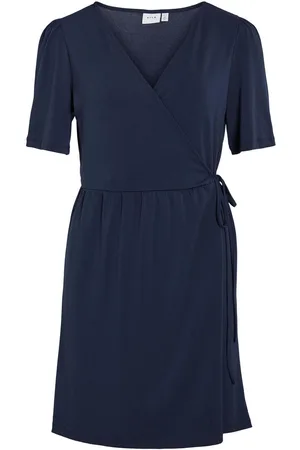 VILA Diseño Corto Vestido Envolvente