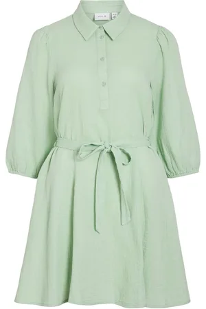 VILA Nia Prenda Corta Vestido Camisero