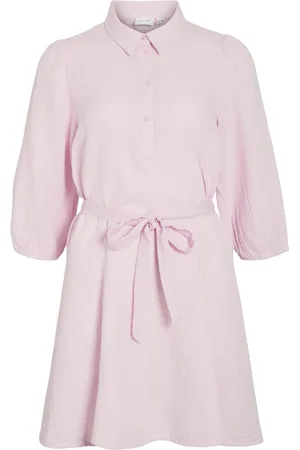 VILA Nia Prenda Corta Vestido Camisero