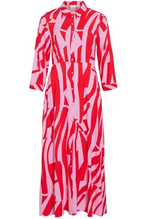 VILA Maxi Vestido Camisero