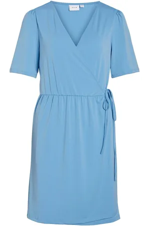 VILA Diseño Corto Vestido Envolvente