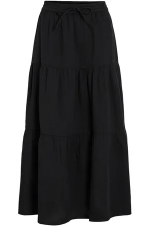VILA Nia Algodón Falda Maxi