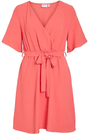 VILA Diseño Corto Vestido Envolvente