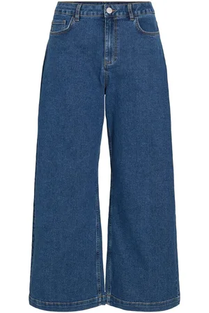 VILA Cintura Alta Jeans De Pata De Elefante