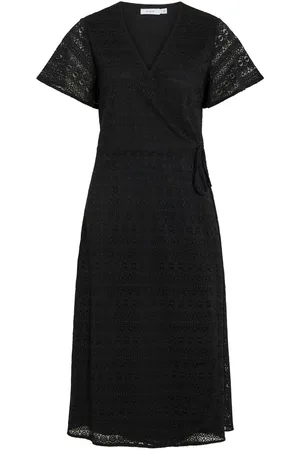 VILA Midi Vestido Envolvente