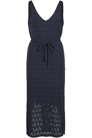 VILA Sin Mangas Vestido Midi