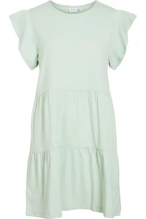 VILA Visummer Mangas Japonesas Vestido Mini
