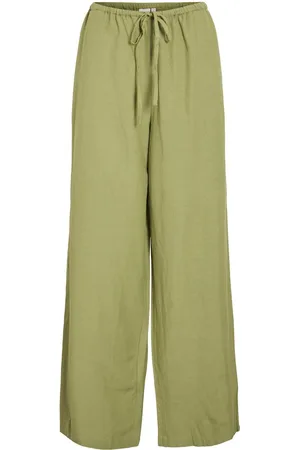 VILA Cintura Media Pantalones
