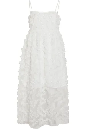 VILA Sin Mangas Vestido Midi