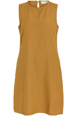 VILA Sin Mangas Vestido Corto