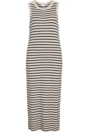 VILA Sin Mangas Vestido Midi