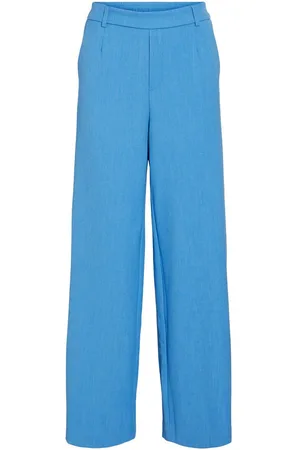 VILA Vivarone Cintura Alta Pantalones De Pierna Ancha