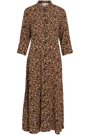 VILA Maxi Vestido Camisero