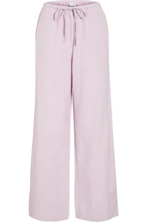 VILA Cintura Media Pantalones