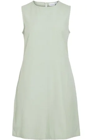 VILA Sin Mangas Vestido Corto