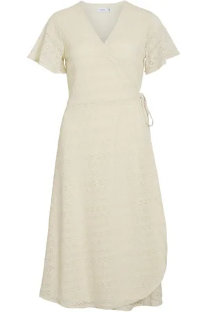 VILA Midi Vestido Envolvente