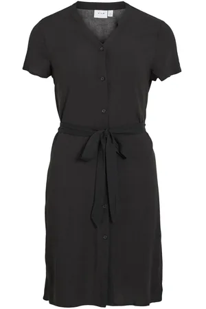 VILA Diseño Corto Vestido Camisero