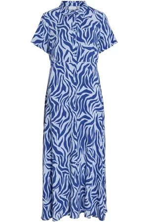 VILA Maxi Vestido Camisero