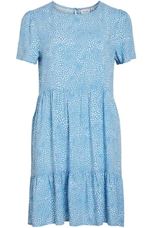 VILA Vestido Por La Rodilla