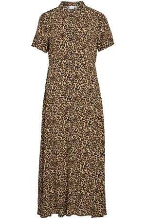 VILA Maxi Vestido Camisero