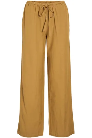VILA Cintura Media Pantalones
