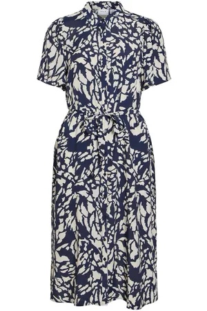 VILA Midi Vestido Camisero