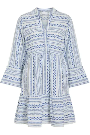 VILA Vietna De Mangas 3/4 Vestido Corto