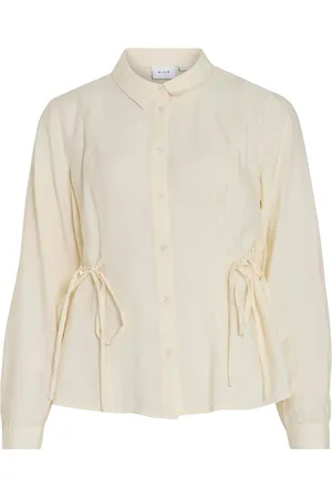 VILA Mangas Largas Camisa