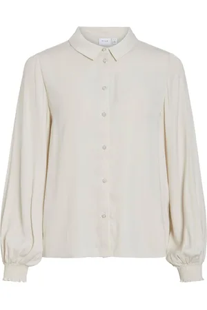 VILA Mangas Largas Camisa