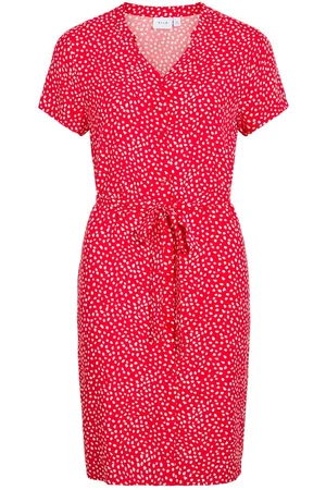 VILA Diseño Corto Vestido Camisero