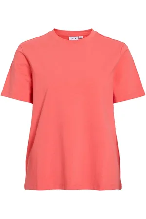 VILA Vinora Cuello Redondo Camiseta