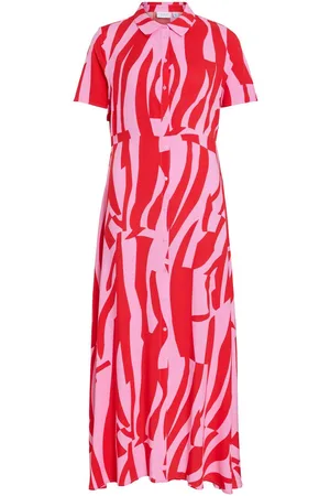 VILA Maxi Vestido Camisero