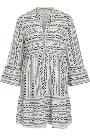 VILA Vietna De Mangas 3/4 Vestido Corto