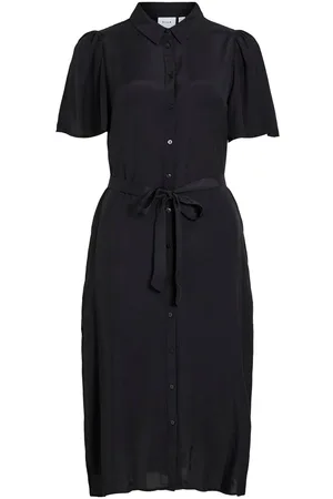 VILA Midi Vestido Camisero