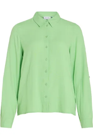 VILA Virosa De Mangas Largas Camisa