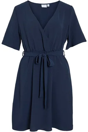 VILA Diseño Corto Vestido Envolvente