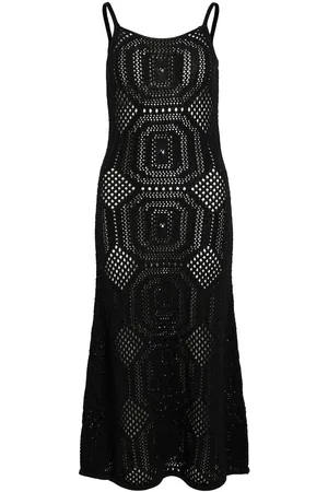 VILA De Punto Vestido Midi
