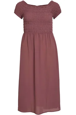 VILA Virita, Midi Vestido Smock