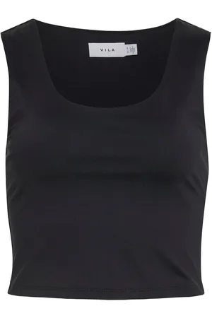 VILA Longitud Recortada Camiseta De Tirantes