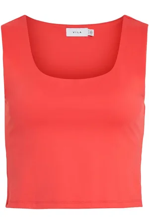 VILA Longitud Recortada Camiseta De Tirantes