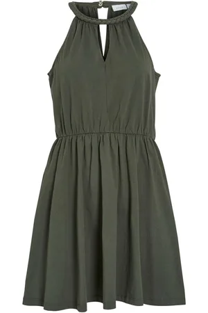 VILA Vimilla Cuello Halter Vestido Corto
