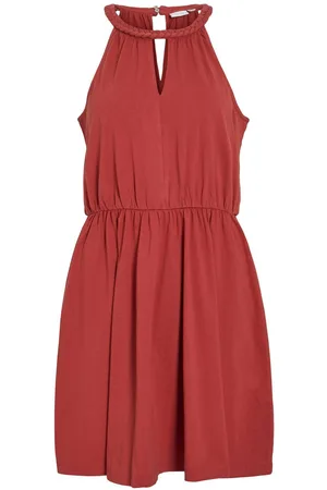 VILA Vimilla Cuello Halter Vestido Corto