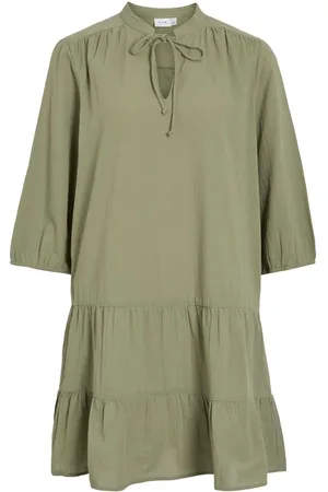 VILA Vipetra, Mangas 3/4 Vestido Corto