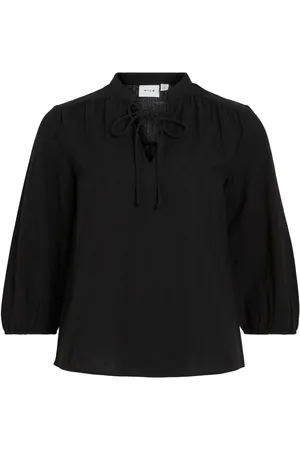 VILA Vipetra, Cuello Abierto Camiseta 3/4