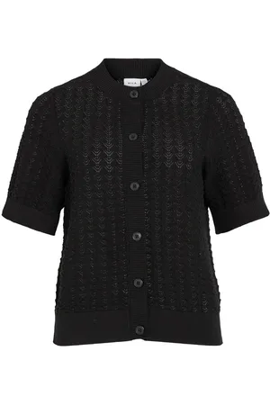 VILA Vivua, Mangas Cortas Chaqueta De Punto